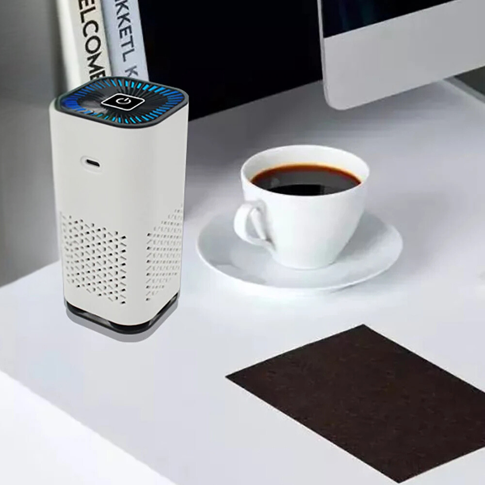 Portable USB Air Purifier with HEPA Filters for Home and Travel