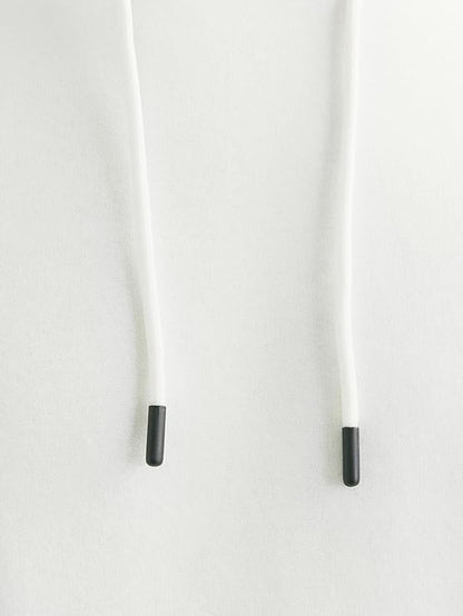 Unisex Casual Fleece Hoodie - Blanco