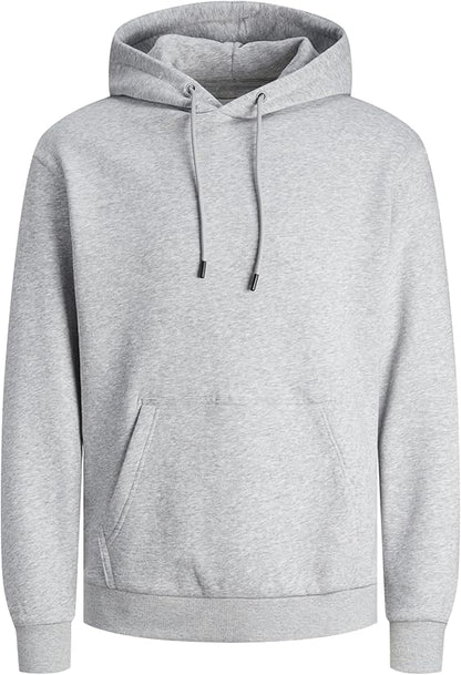 Unisex Casual Fleece Hoodie - Gris